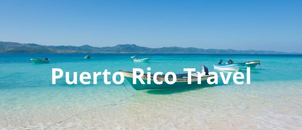 Caribbean travel in Puerto Rico. Solo female travel. 